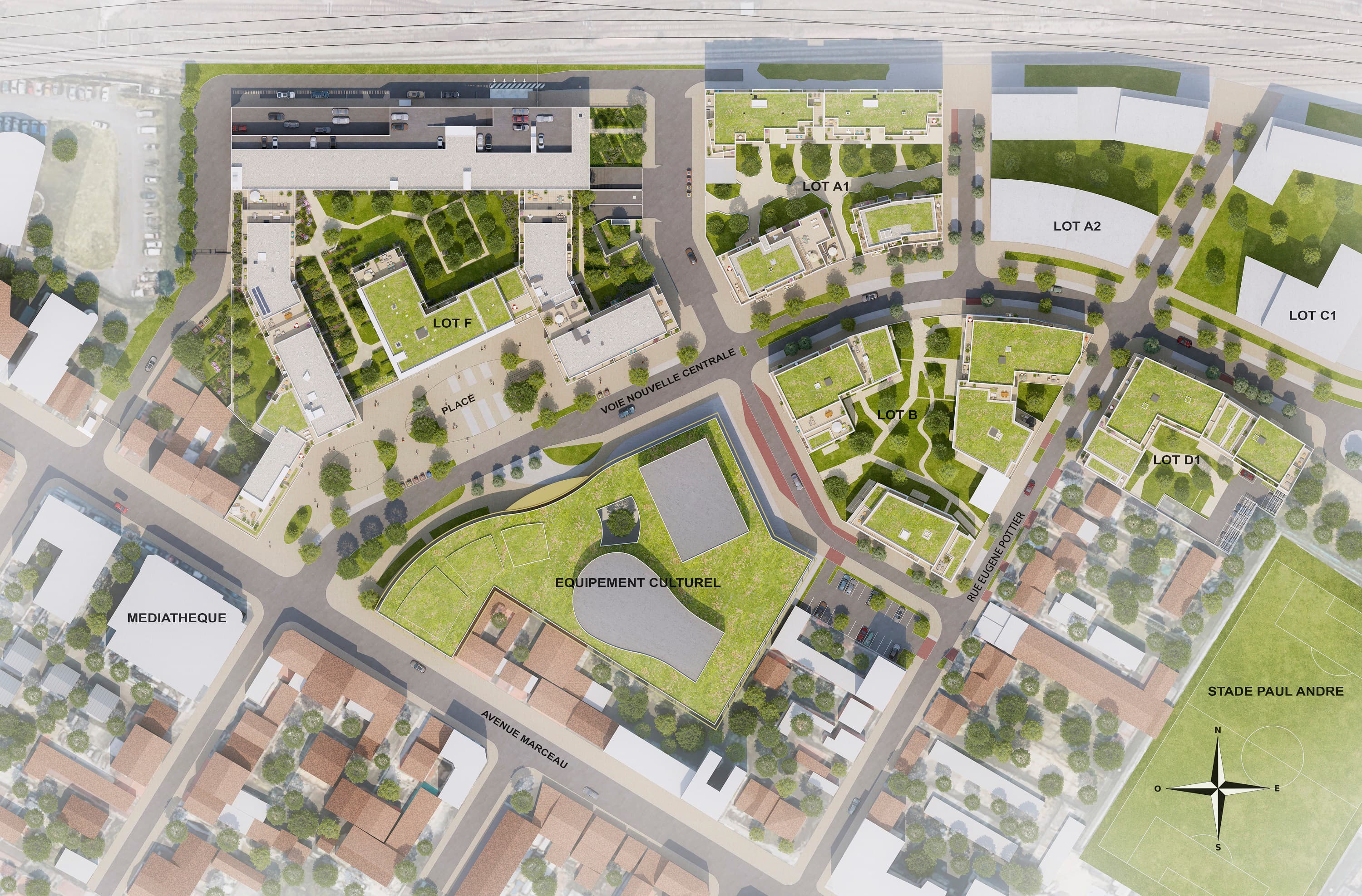 Les Terrasses Marceau Tr2 d1, Drancy — view 6