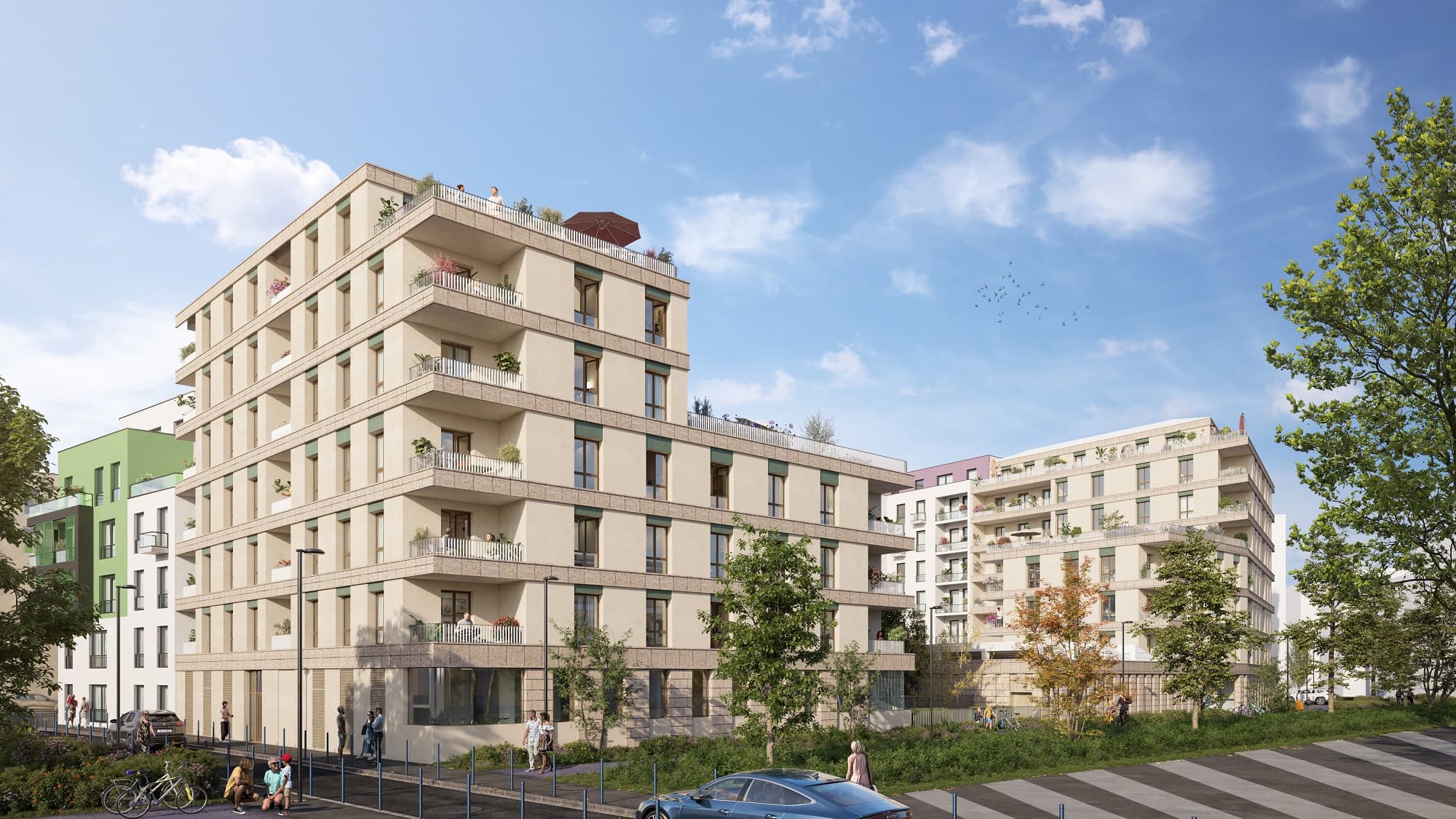 Passerelle du Chemin Vert, Aubervilliers — view 4