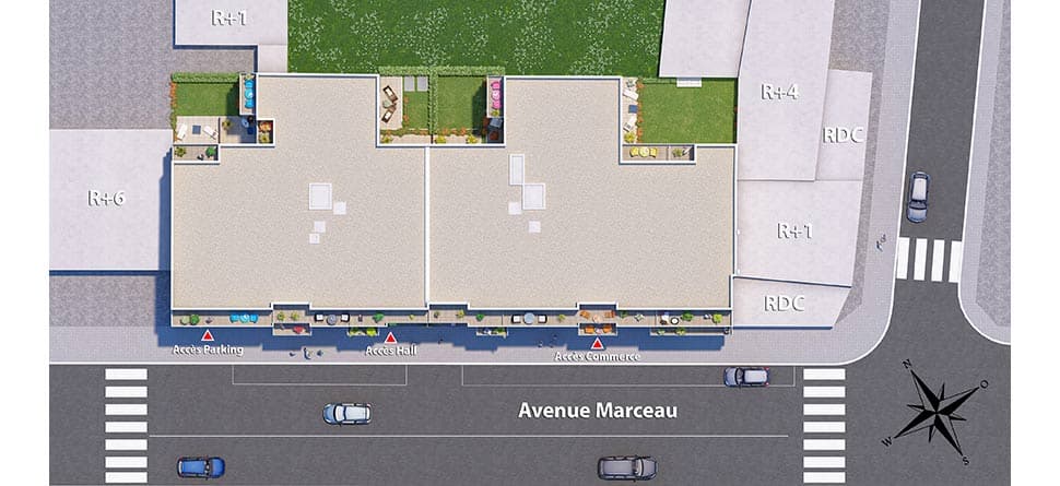 Esprit Marceau, Drancy — view 2