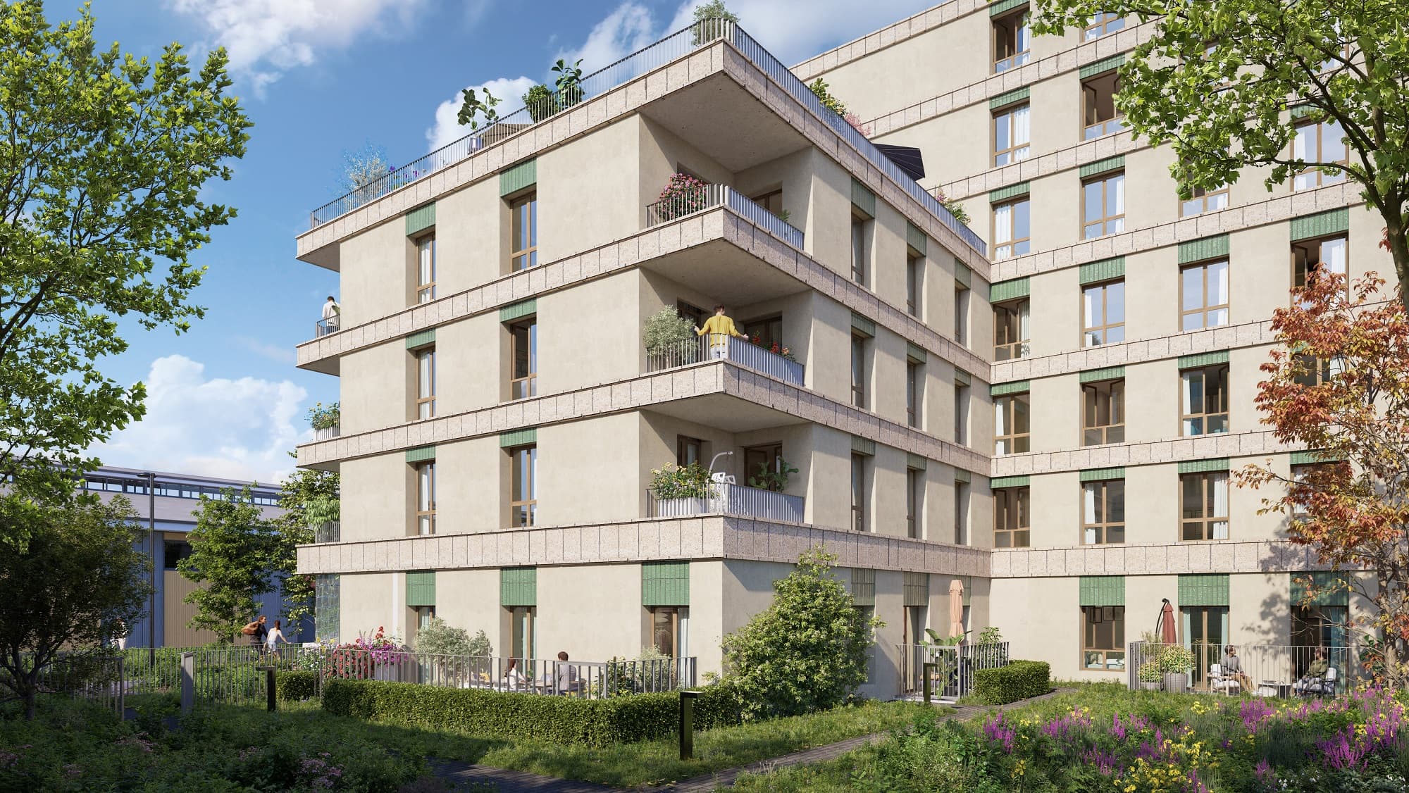 Passerelle du Chemin Vert, Aubervilliers — view 2